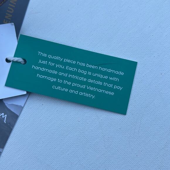 Wicker Brown Round Canteen Style Genuine Leather Strap Boho Style Bag NWT - Picture 11 of 11